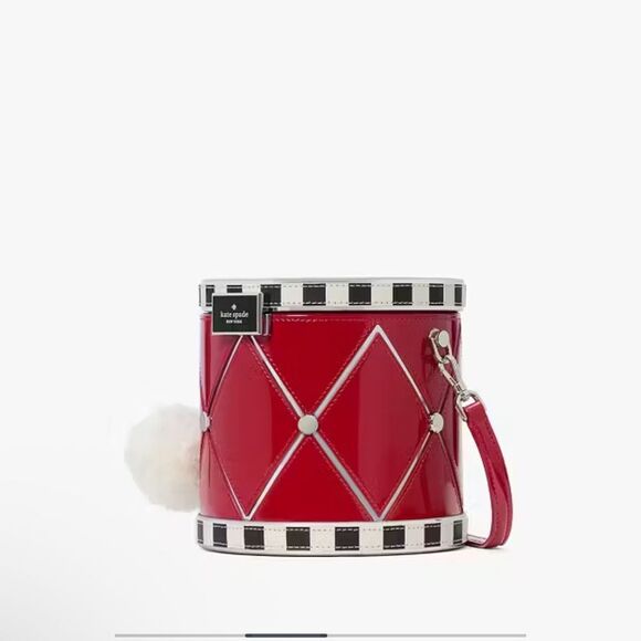 NWT Kate Spade Oh What Fun Toy Store 3D Drum Crossbody - Picture 3 of 7